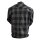 Chemise veste de bûcheron Bores noir / gris homme 6XL
