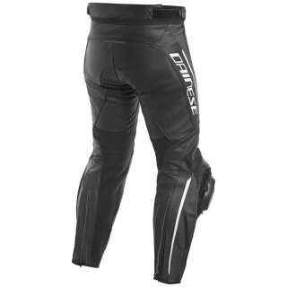 Dainese P. Delta 3 Lederhose schwarz / schwarz / weiß 110