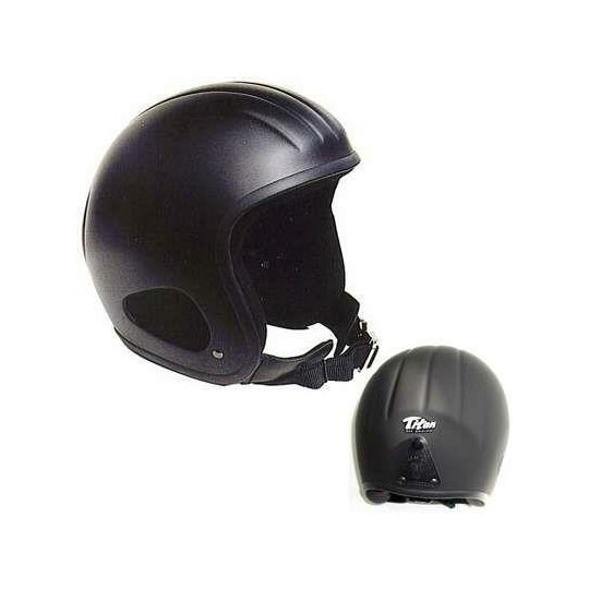 Casco Jet Titan mate-negro M