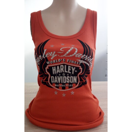 HD Tank-Top Scoop Orange Damen M