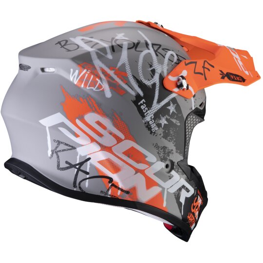 Scorpion VX-16 Air Oratio Gris mat / orange, 109,90 €