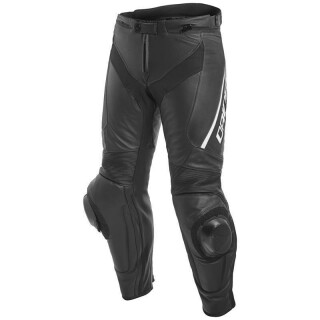 Dainese P. Delta 3 Lederhose schwarz / schwarz / weiß 28