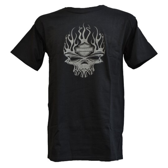 Camiseta HD Skull Silver