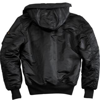 Alpha Industries Bomber Jacket MA-1 Hooded black 3XL