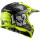 LS2 MX437 Fast EVO Mini  Crusher black / neon yellow