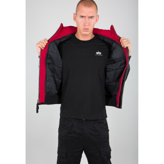 Alpha Industries Chaqueta de Bombardero MA 1 D-Tec SE negro / rojo 2XL