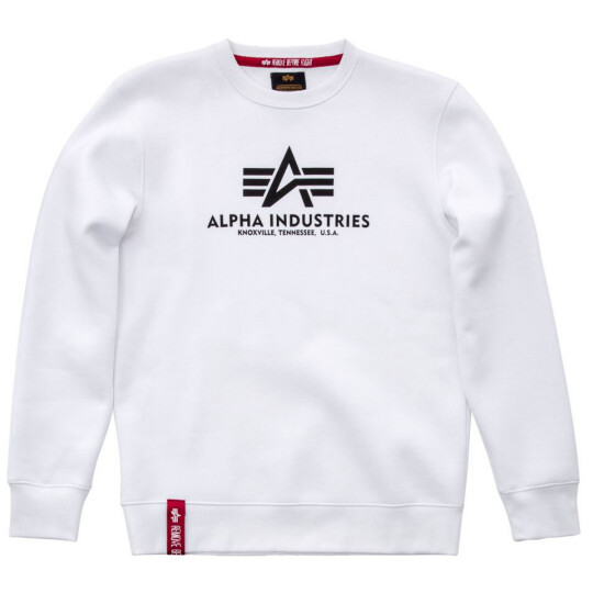 Alpha Industries Basic Sweater white S