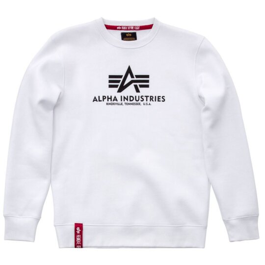 Alpha Industries Basic Sweater blanc 3XL