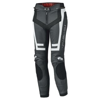 Pantalón de cuero Held Rocket 3.0 negro/blanco hombre 26