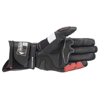 Alpinestars SP-2 V3 Handschuh schwarz / weiß / rot L