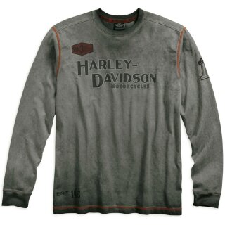 HD Longsleeve Iron Block grau  2XL