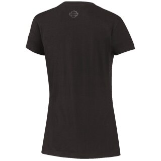 HD T-Shirt Metallic Fade Graphic noir femme