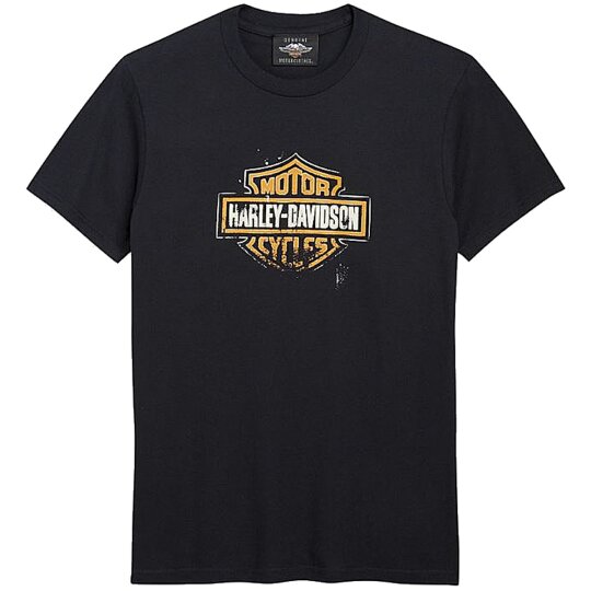 HD T-Shirt Patina Bar & Shield Logo schwarz L