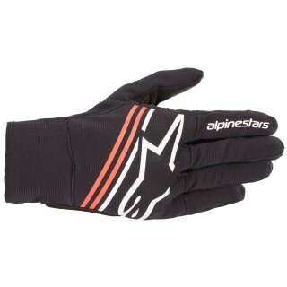 Guanti Alpinestars Reef nero / bianco / rosso-fluo