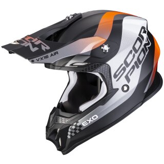 Scorpion VX-16 Air Soul Naranja Mate / Negro