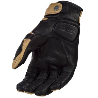 LS2 Duster Lederhandschuhe braun