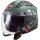 LS2 OF600 Copter Jet Helmet Crispy military vert / orange S