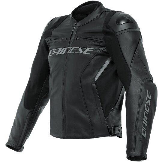 Blouson en cuir Dainese Racing 4 noir / noir 25