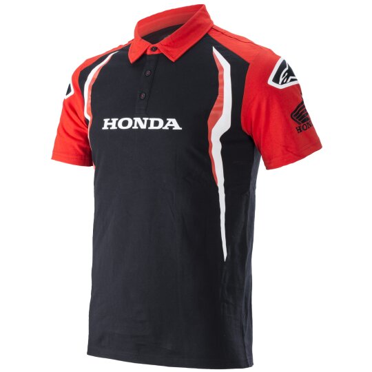 Alpinestars Polo Honda rojo / negro M