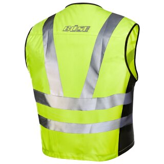 Büse high-visibility waistcoat 3M black / neon yellow