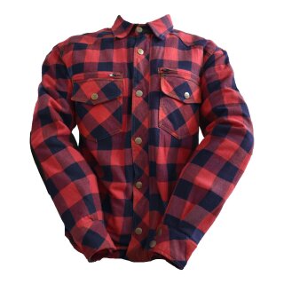 Bores Camicia Lumberjack blu / rosso Uomo M