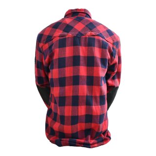 Bores Lumberjack Jacken-Hemd blau / rot Herren 2XL