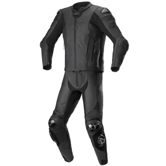 Alpinestars Missile V2 Tech Air tuta in pelle 2 pezzi nero / nero 50