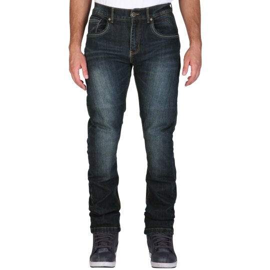 Modeka Glenn II - Jeans da uomo Stone Wash Blue 34