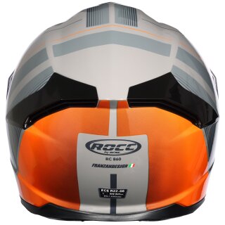 Rocc 862 Casque intégral gris / orange