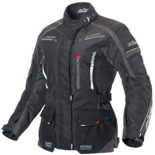 Büse Torino II Chaqueta textil negro / antracita mujer 50