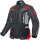 Büse Torino II Blouson textile noir / gris clair / rouge femme 44