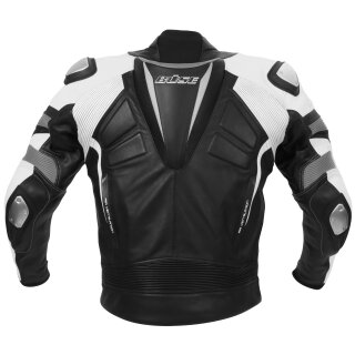 Büse Track leather jacket black / white ladies 44