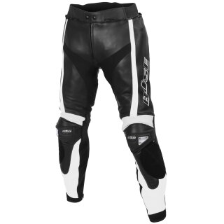 Büse Track leather pants black / white ladies 38