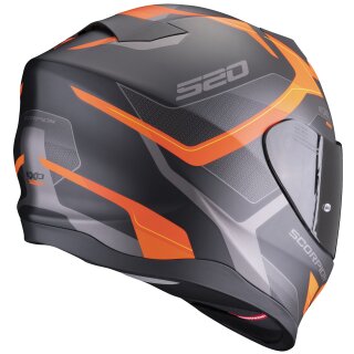 Scorpion Exo-520 Evo Air Elan Casco integrale Nero opaco / Arancione