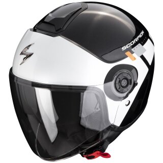 Scorpion Exo-City II Mall Jet Helmet Metal-Black / White...