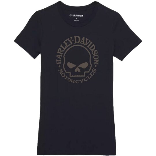 HD T-Shirt Femme Skull Graphic Tee noir L