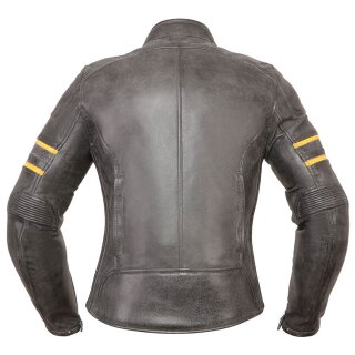 Modeka Iona Lady leather jacket black / yellow 44
