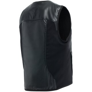 Dainese Hommes Smart Jacket Airbag Vest Cuir Noir