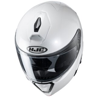 HJC i90 Solid weiß Klapphelm