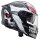 Caberg Avalon X Punk casco integrale grigio opaco/nero rosso