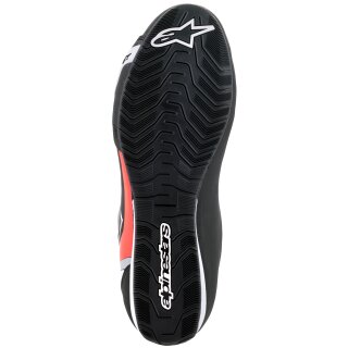 Alpinestars Sector Motorcycle Shoes black / white / fluo red 41
