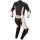 Traje de cuero de 1 pieza Alpinestars Missile V2 Tech Air negro / blanco / rojo-fluo