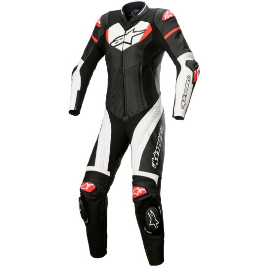 Alpinestars Stella GP Plus 1tlg. Lederkombi Damen schwarz / weiss / hellrot