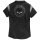 HD Skull Logo Zip-Front Shirt Donna nero XS