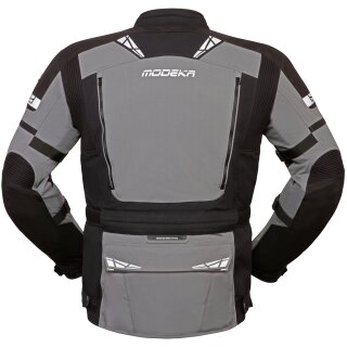 Modeka Motorradjacke Panamericana II grau / schwarz S