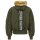 Chaqueta bomber Alpha Industries 45P Hooded Custom dark green