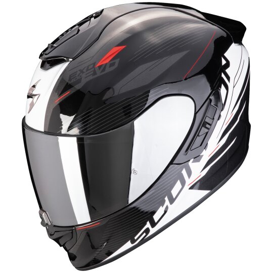 Scorpion Exo-1400 Evo II Air Luma Full Face Helmet Black / White
