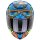 Scorpion Exo-JNR Air Fun Integralhelm Blau / Orange