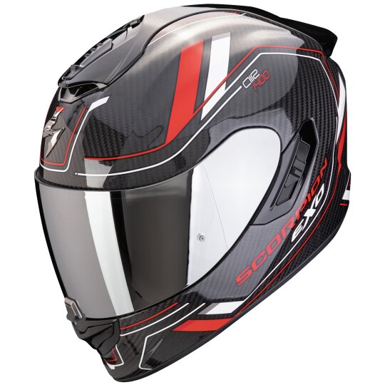 Scorpion Exo-1400 Evo II Carbon Air Mirage Helmet Black / Red / White