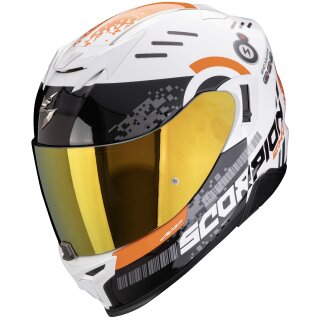 Scorpion Exo-520 Evo Air Titan Weiss / Orange L